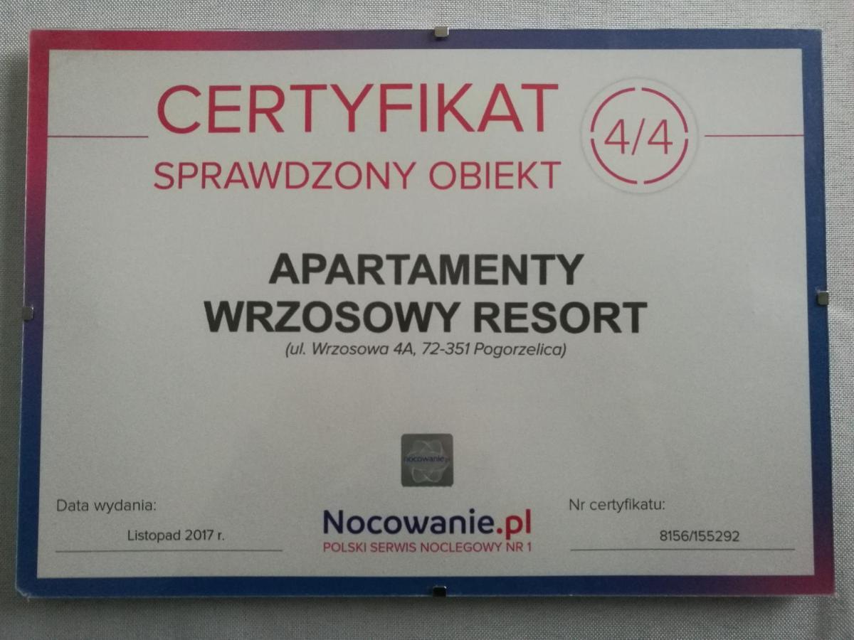 Wrzosowy Resort Pogorzelica Apartament Perlowy Sea&Forest エクステリア 写真